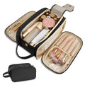 Large Capacity Travel Makeup Organizer - Waterproof PU Leather