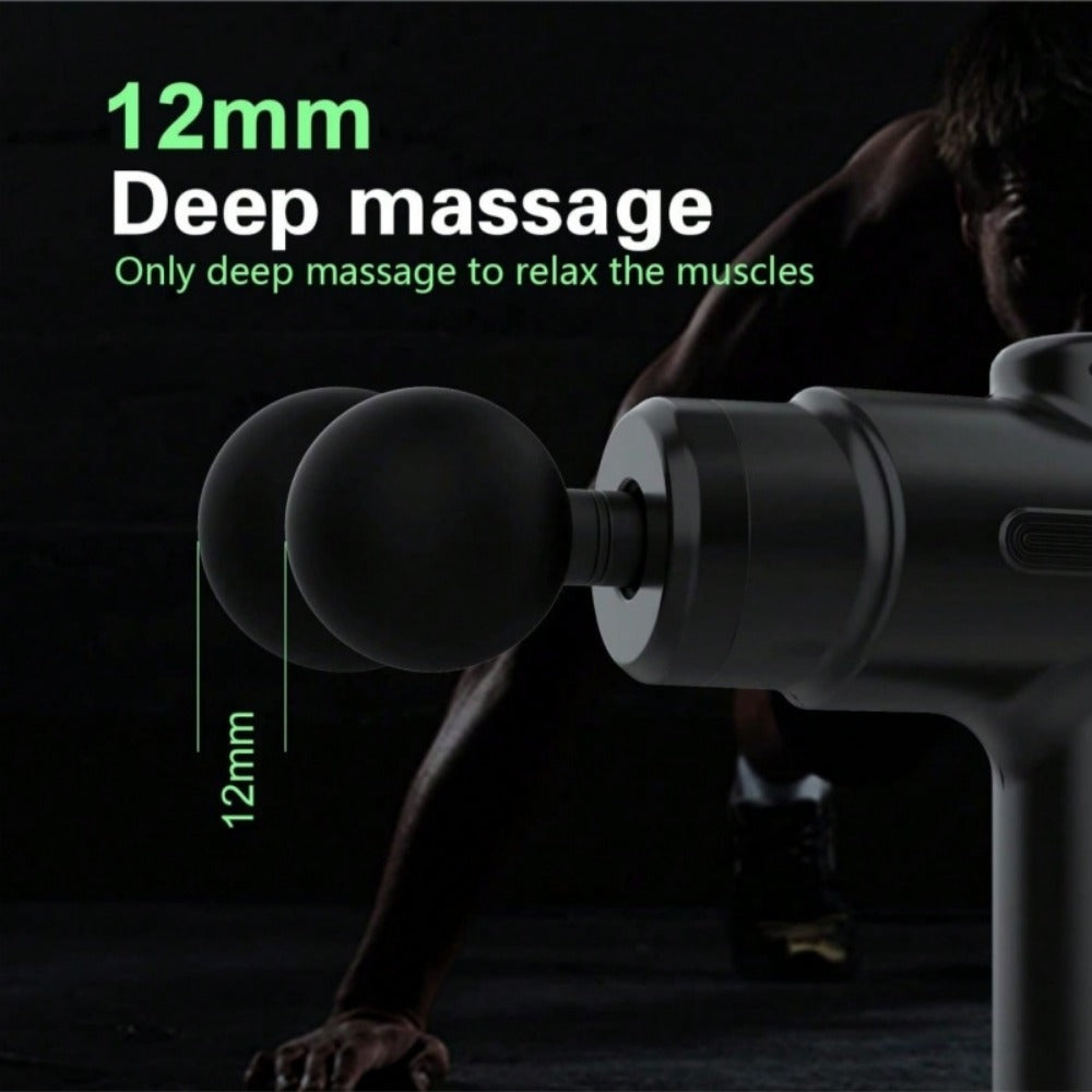 Deep Tissue Massage Gun - 8 Heads Handheld Percussion Massager