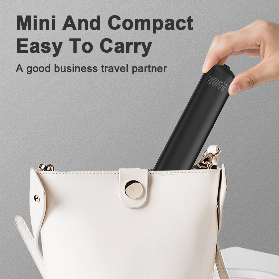 Portable Cordless Hair Straightener Brush - USB Rechargeable Mini Flat Iron