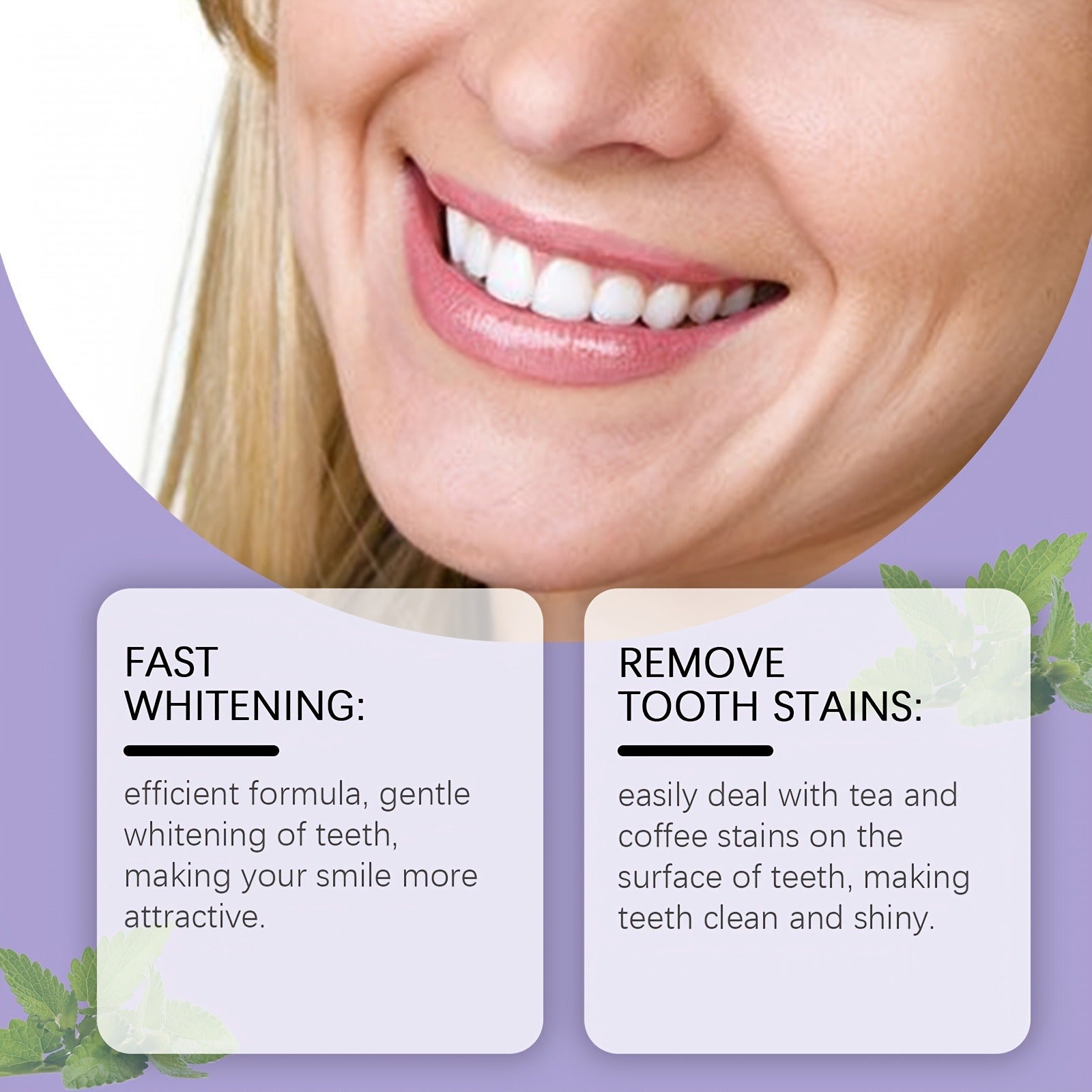 Purple Teeth Whitening Strips - 28 Strips Color Correcting Whitener