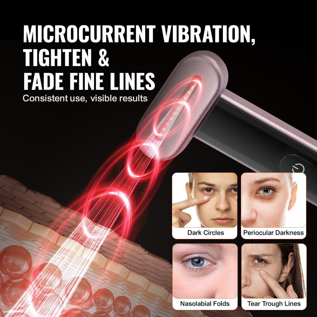 3-in-1 Red Light Therapy Wand - Heat & Vibration Massage
