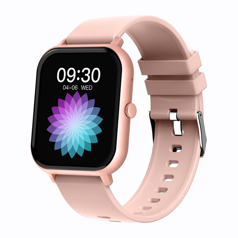 Square Smartwatch - BT Call, Heart Rate & Fitness Tracker (Waterproof)