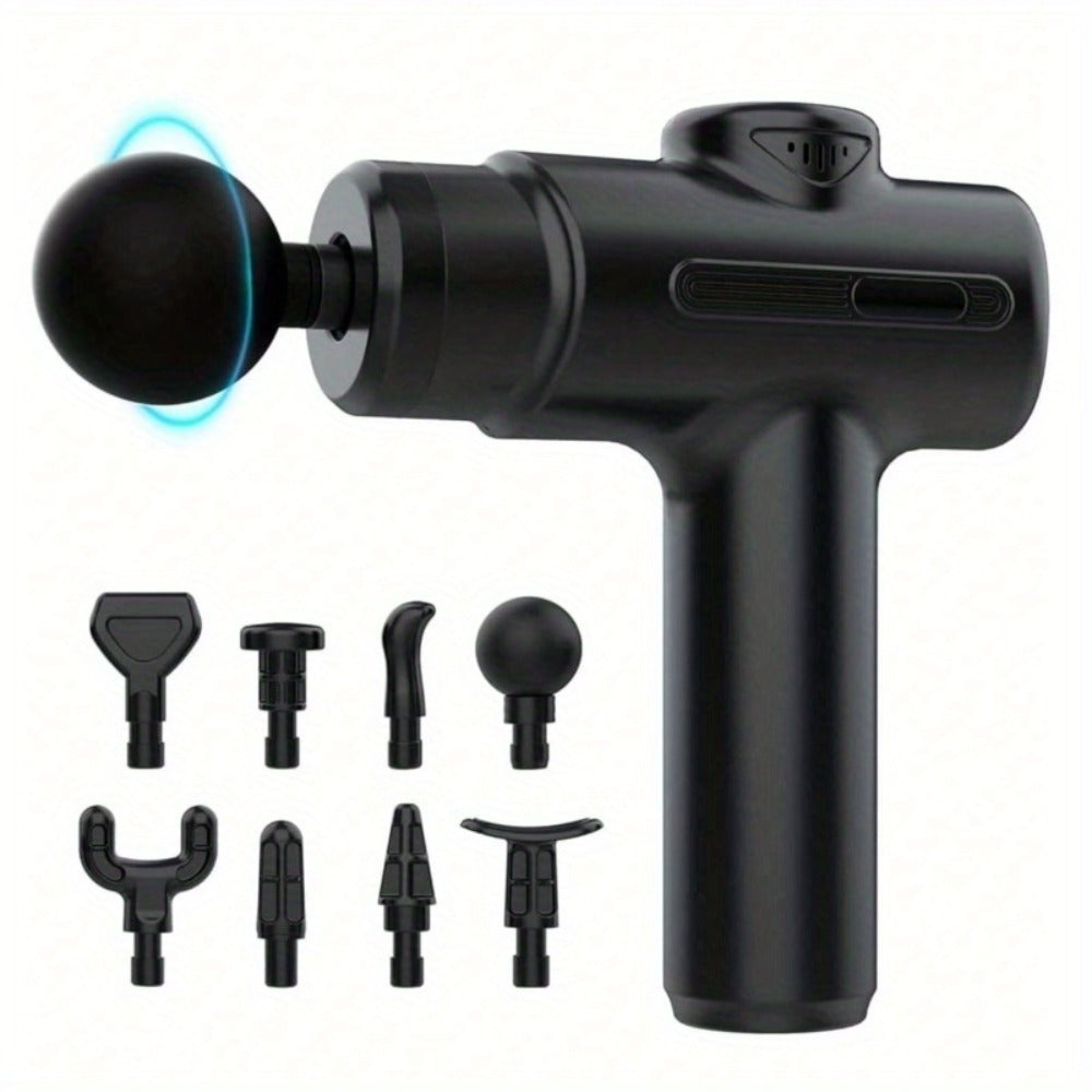 Deep Tissue Massage Gun - 8 Heads Handheld Percussion Massager