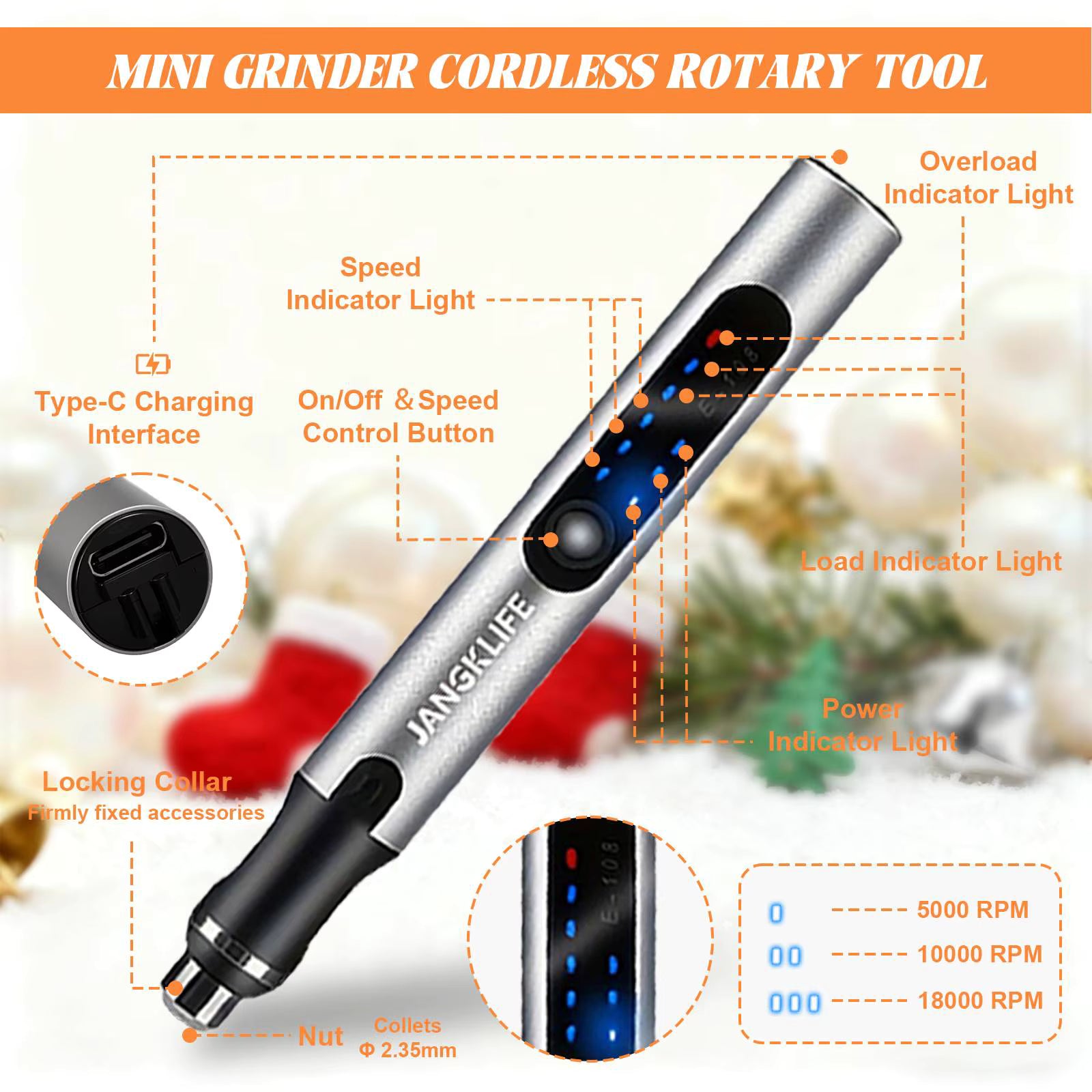 Professional Electric Engraving Pen - Multi-Surface Craft Tool