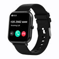 Square Smartwatch - BT Call, Heart Rate & Fitness Tracker (Waterproof)