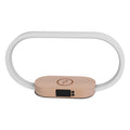 Bedside Lamp with Clock & Wireless Charging - Touch Dimmable LED