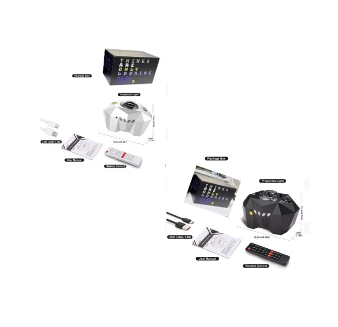 Ocean Star Projector Lamp with Bluetooth Speaker - Night Light
