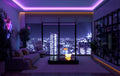 LED Strip Lights illuminating modern room