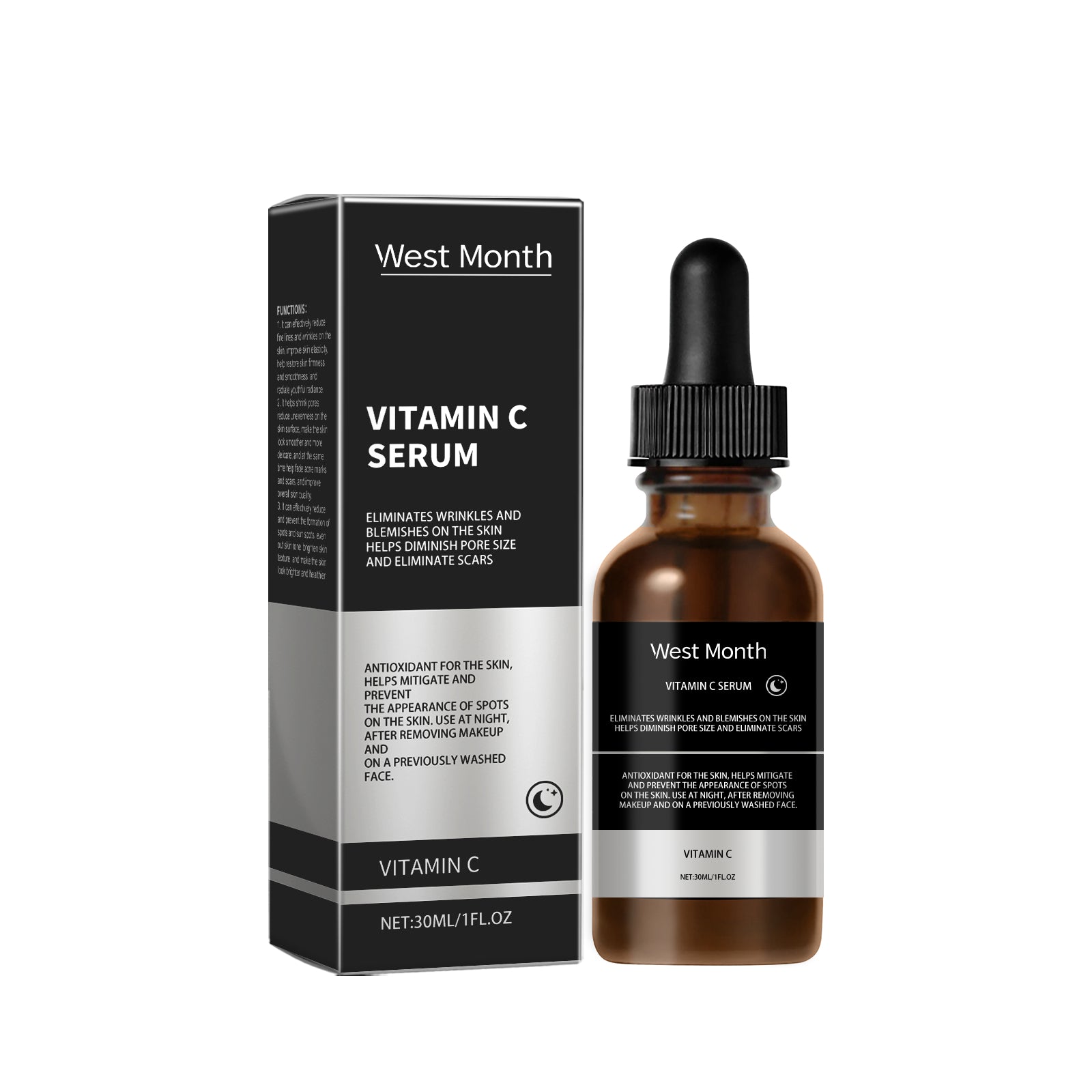 Vitamin C Brightening Serum - Dark Spot Corrector for Radiant Skin